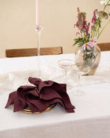 White Hemstitched tablecloth
