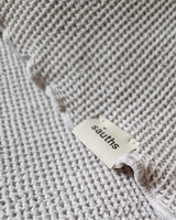 Minor Waffle Bath towel in Light Grey