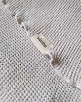 Minor Waffle Bath towel set in Grey (3 pcs)