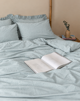Glacier linen pillowcase