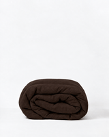 Chocolate Linen Duvet cover