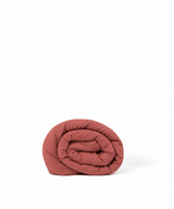 Dusty Red Linen Duvet cover