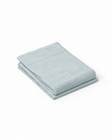 Linen Top Sheet in Glacier