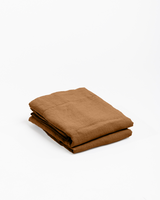 Linen Top Sheet in Cinnamon