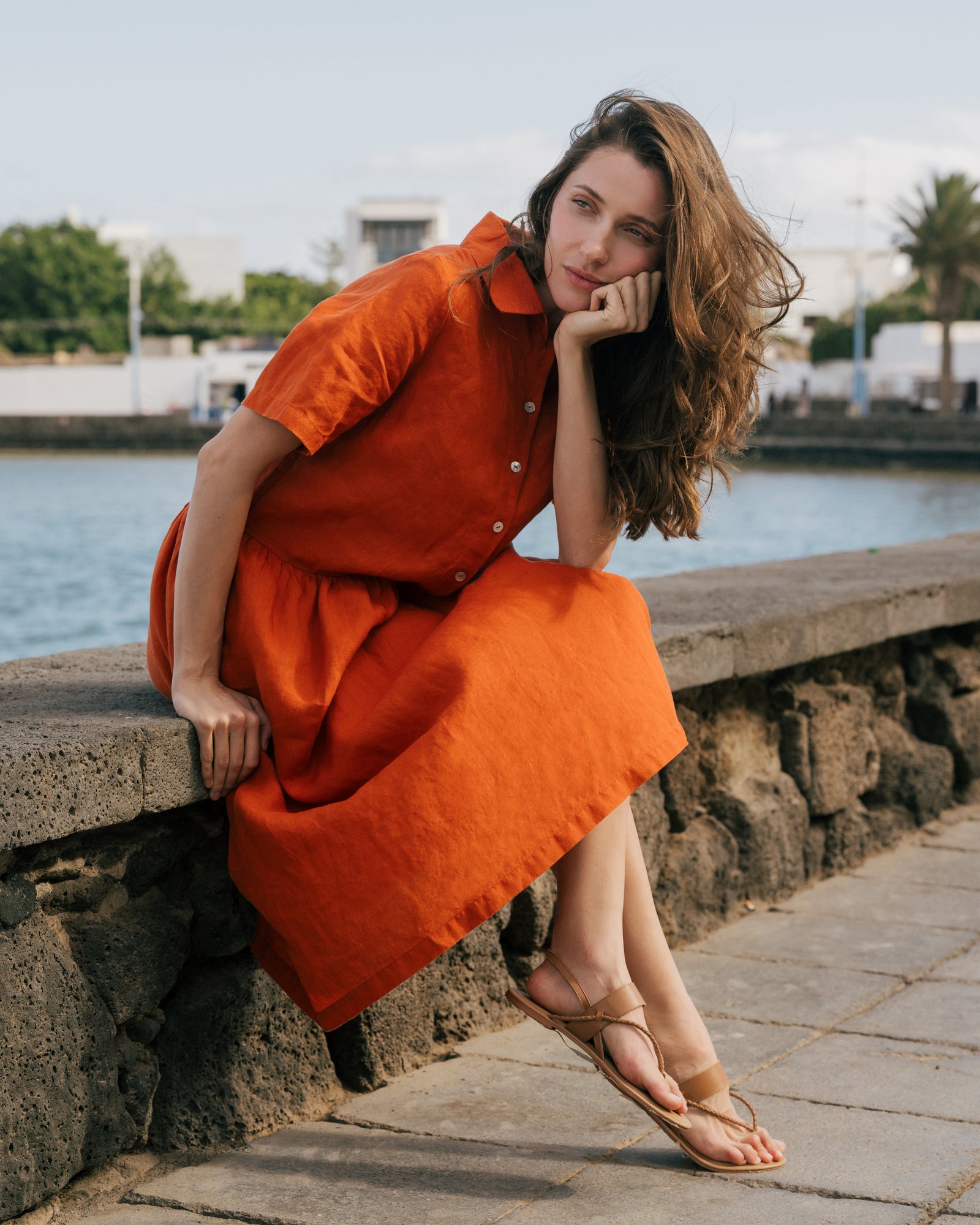 burnt orange casual dress Elaine Tailored in an athletic CL_inv_8.6562 Color:Hot Pink Garden Womens Sweater Cardigan V