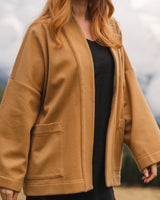 Frida - Wool Jacket in Camel