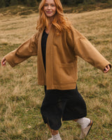 Frida - Wool Jacket in Camel