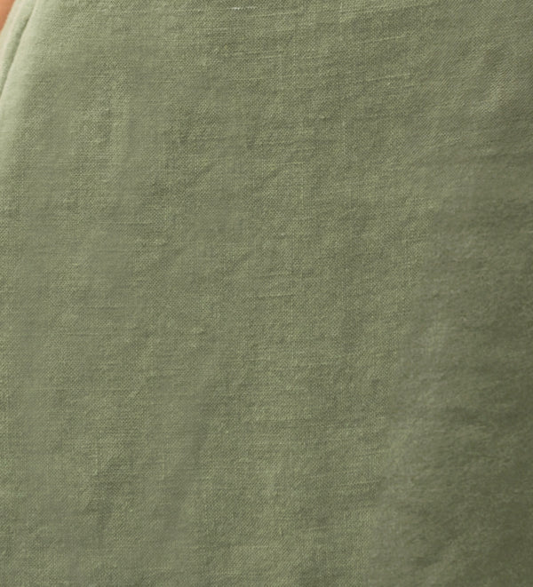 Eze - Linen Dress in Green