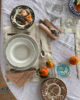 Cinnamon Melange Linen napkins set of 2