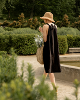 Ipanema - Linen Dress in Chocolate