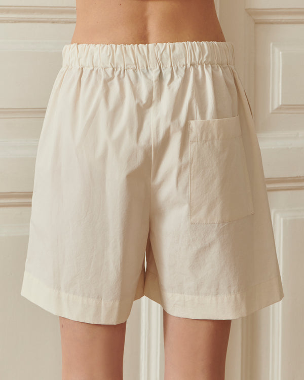 Cotton Comfort Vintage Pajama Shorts in Creamy