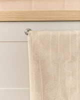 Kitchen Towels Set of 3 in Natural Linen blend