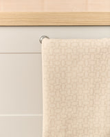 Kitchen Towels Set of 3 in Natural Linen blend