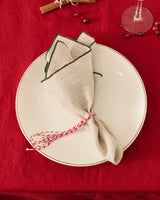 Natural Melange Linen napkins set of 2