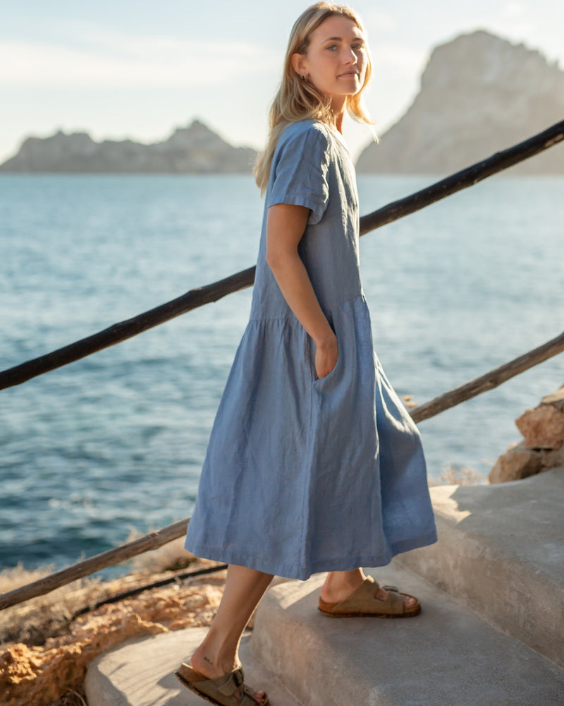 sauths linen dress Audrey