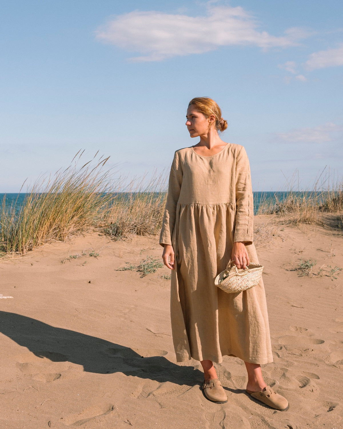 sauths linen dress Olivia