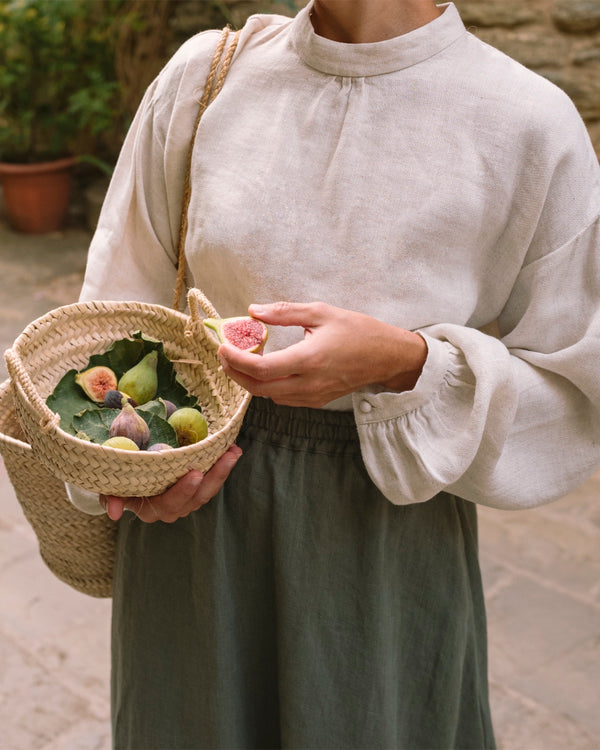 Linen Blend Blouse Agnes