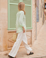 Mint Linen Shirt PETRA