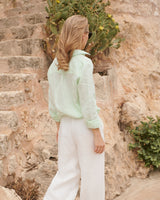 Mint Linen Shirt PETRA