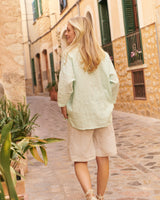 Mint Linen Blouse CATHY