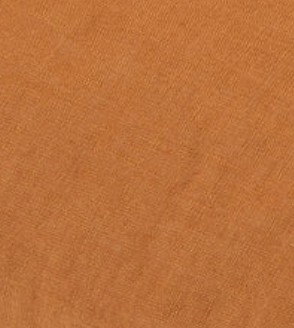 Cinnamon linen pillowcase with buttons
