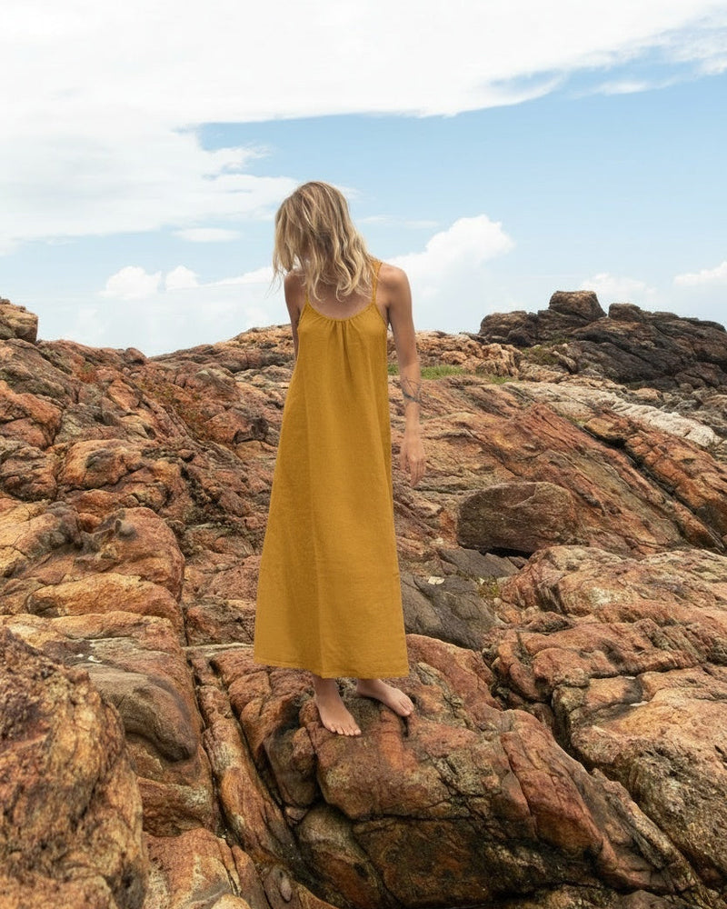 linen beach dress Tina