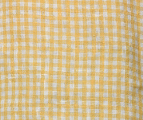 Harper - Linen Top in Yellow Gingham