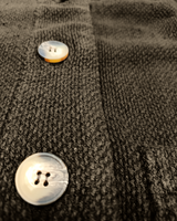 Alexis - Linen Cardigan in Chocolate