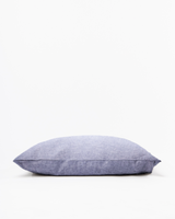 Blue Chambray linen pillowcase