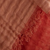Double Side Linen Blanket in Dusty Rose