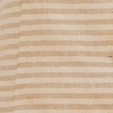 Natural Stripe and Cappuccino double sided linen pillowcase with buttons