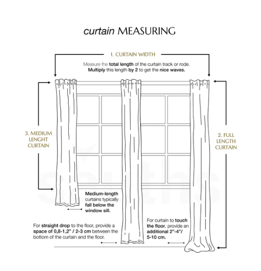 Mid-weight Curtains in Beige, Tab Top