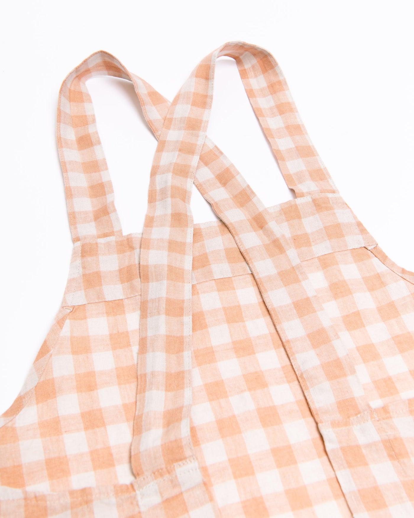 あろん【hirotan A5】◆美品◆長襦袢10点◆ Japanese Style Linen apron in Peach Gingham – Sauths