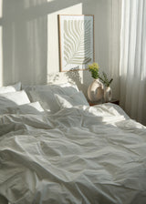 Cotton Percale pillowcase in White