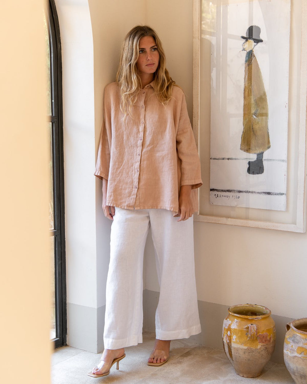 Jade Relaxed Linen Shirt Tutorial and Free Pattern – the thread