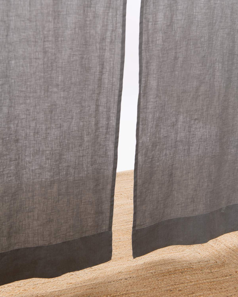 Noren Curtains in Dark Gray