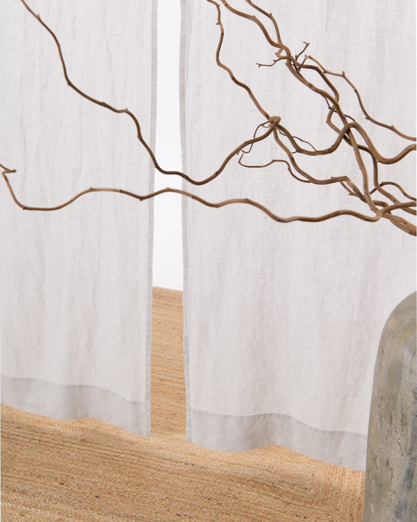 Noren Curtains in Light Grey