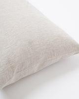 Beige Chambrey linen pillowcase