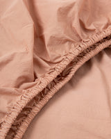 Cotton Percale Fitted sheet in Clay