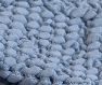 Waffle towel in Blue