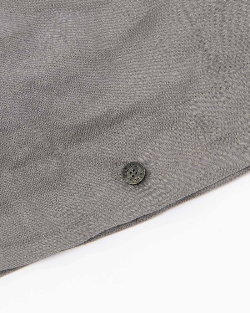 Dark Grey Linen Duvet cover
